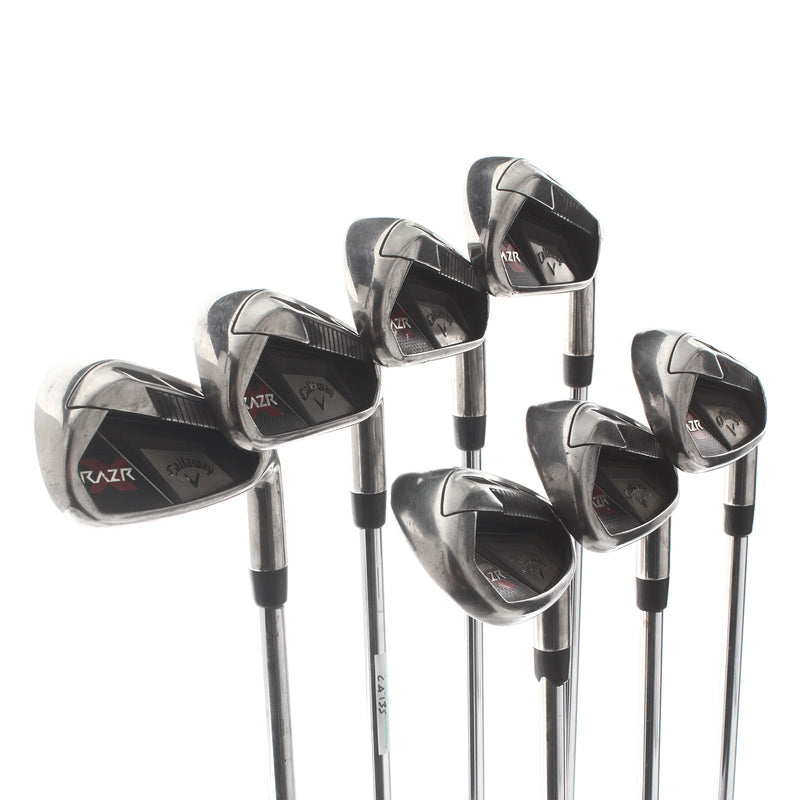 Callaway Razr X Steel Mens Right Hand Irons 5-SW Uniflex - Callaway