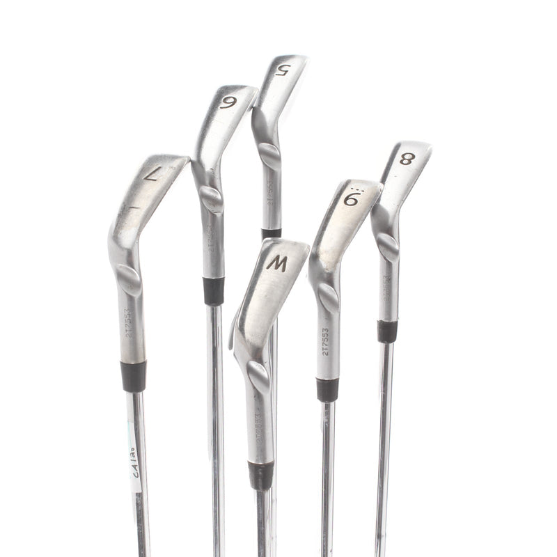 Ping i20 Steel Mens Right Hand Irons 5-PW Blue Dot 0.75* Upright Stiff - Ping CFS