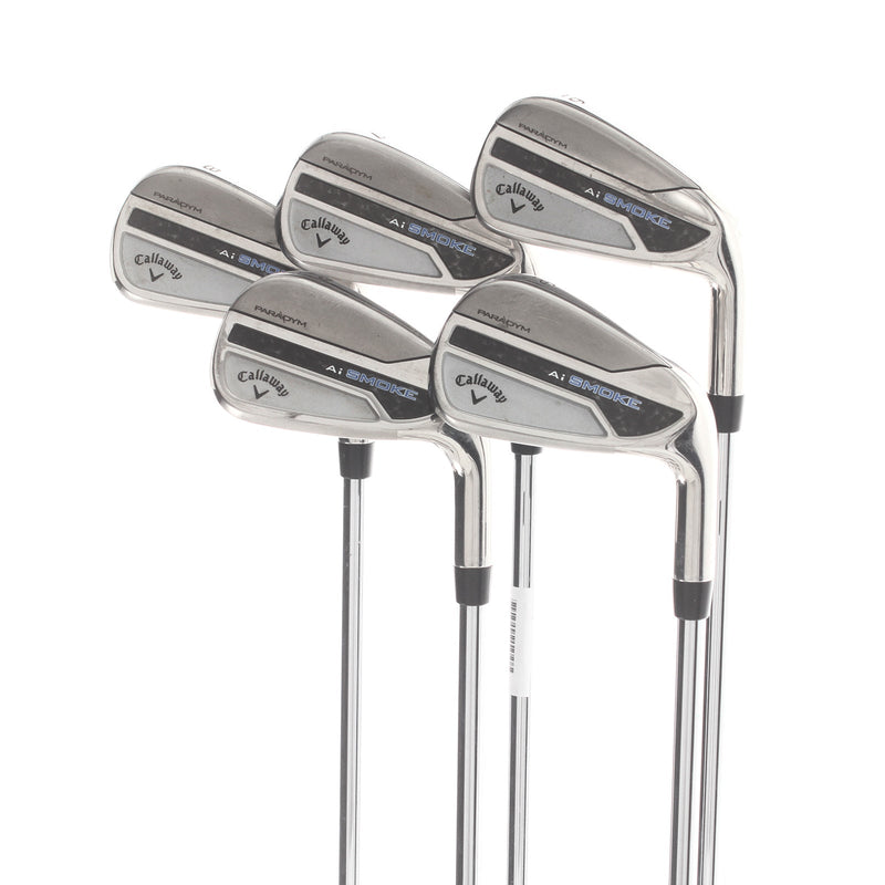 Callaway Paradym Ai Smoke Steel Mens Right Hand Irons 6-PW Regular - Elevate MPH 95