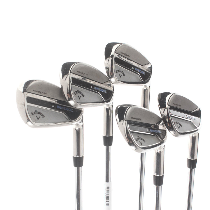 Callaway Paradym Ai Smoke Steel Mens Right Hand Irons 6-PW Regular - Elevate MPH 95