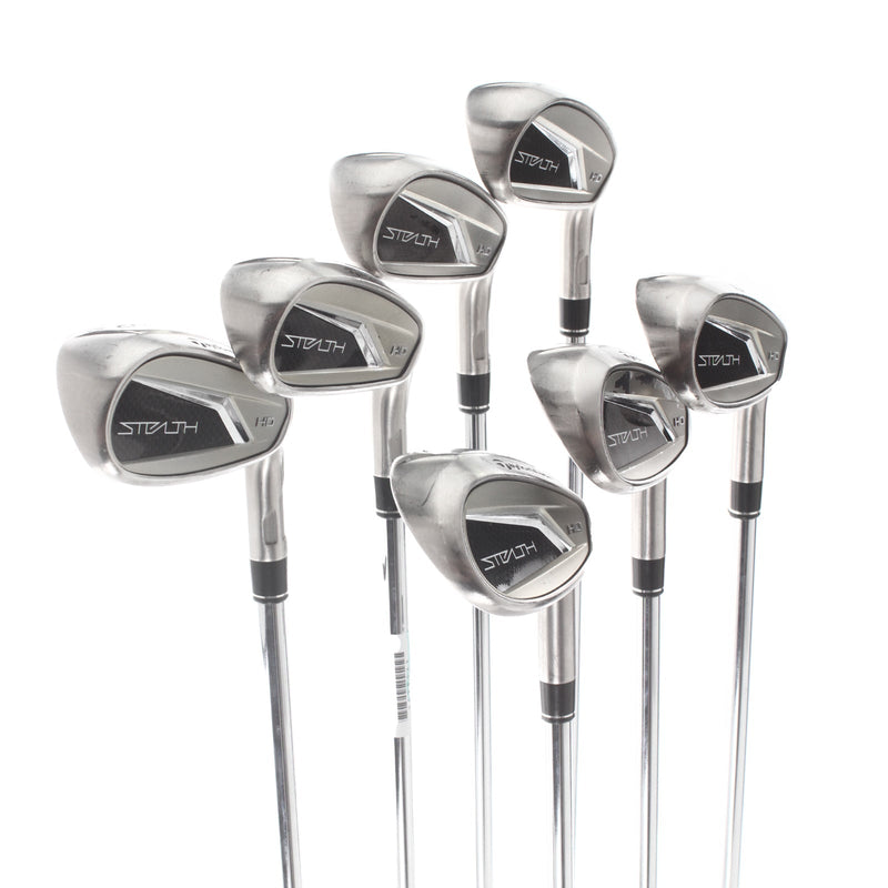 TaylorMade Stealth HD Steel Mens Right Hand Irons 5-SW Regular - KBS Max MT 85