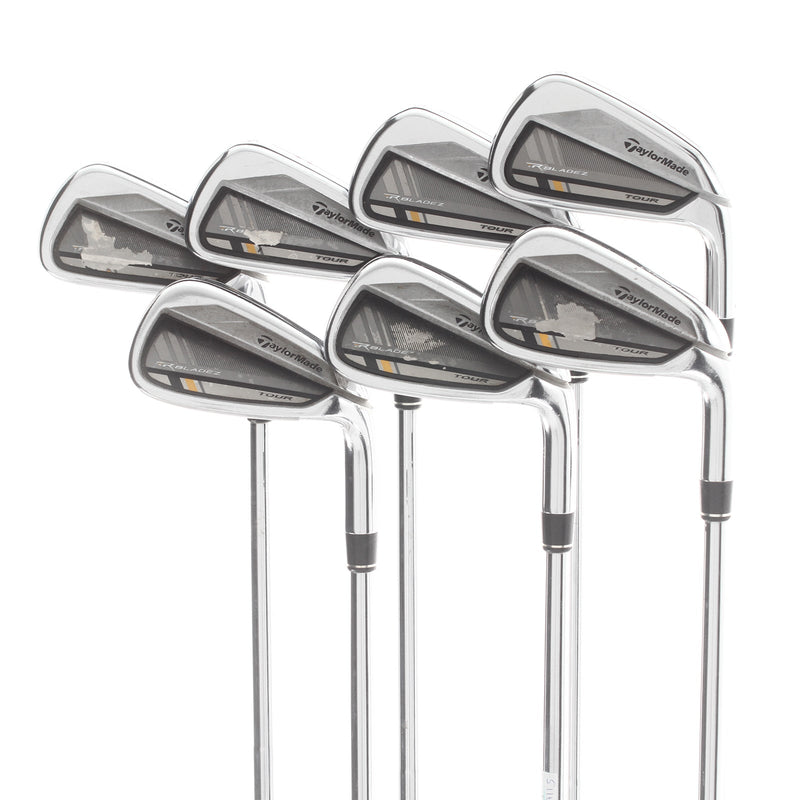 TaylorMade Rocketbladez Tour Steel Mens Right Hand Irons 4-PW Regular - KBS Tour