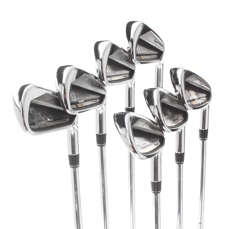 TaylorMade Rocketbladez Tour Steel Mens Right Hand Irons 4-PW Regular - KBS Tour