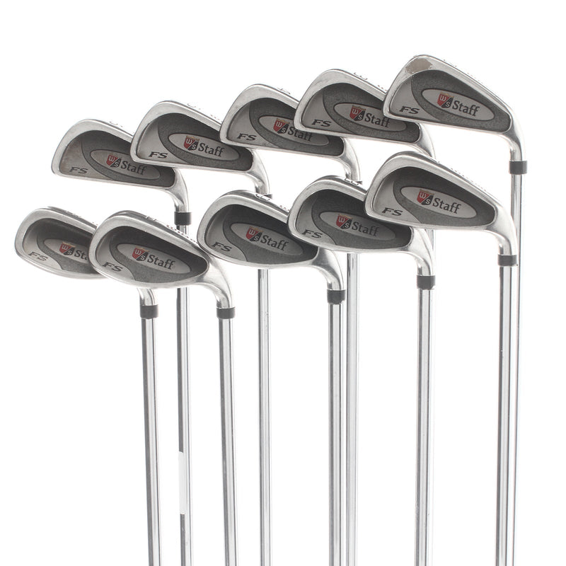 Wilson Fat Shaft Steel Mens Right Hand Irons 2-SW Regular -