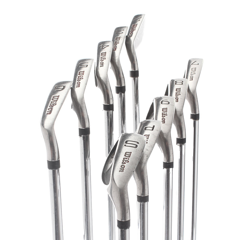 Wilson Fat Shaft Steel Mens Right Hand Irons 2-SW Regular -