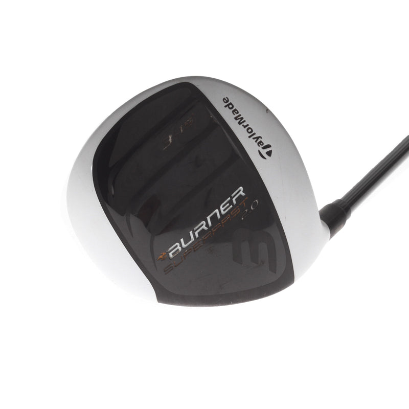 TaylorMade Burner Superfast 2.0 Graphite Mens Left Hand Fairway 3 Wood 15* Regular - TaylorMade Reax 4.8