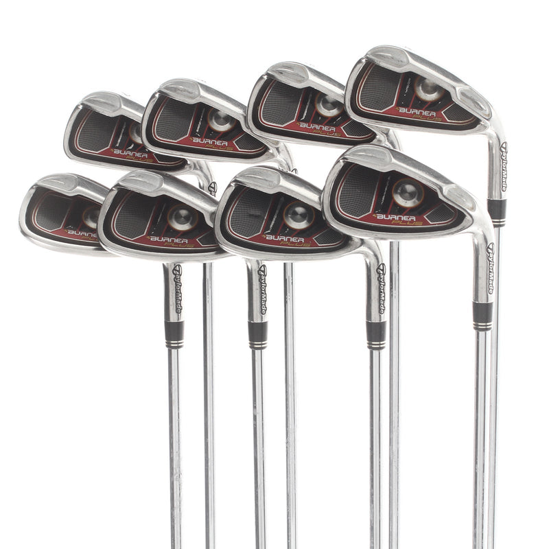 TaylorMade Burner Plus Steel Mens Right Hand Irons 4-SW Regular - Burner