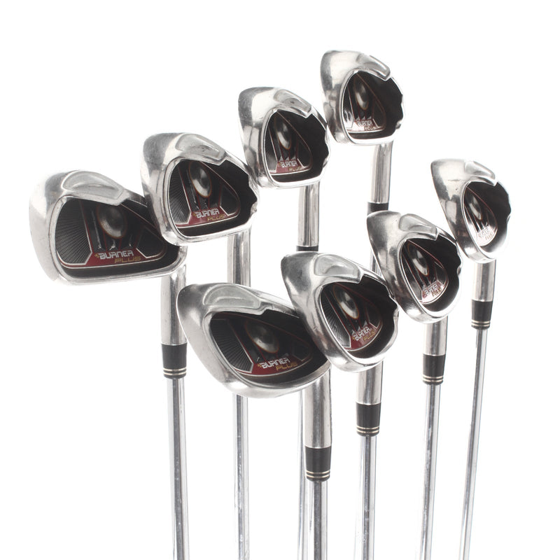 TaylorMade Burner Plus Steel Mens Right Hand Irons 4-SW Regular - Burner