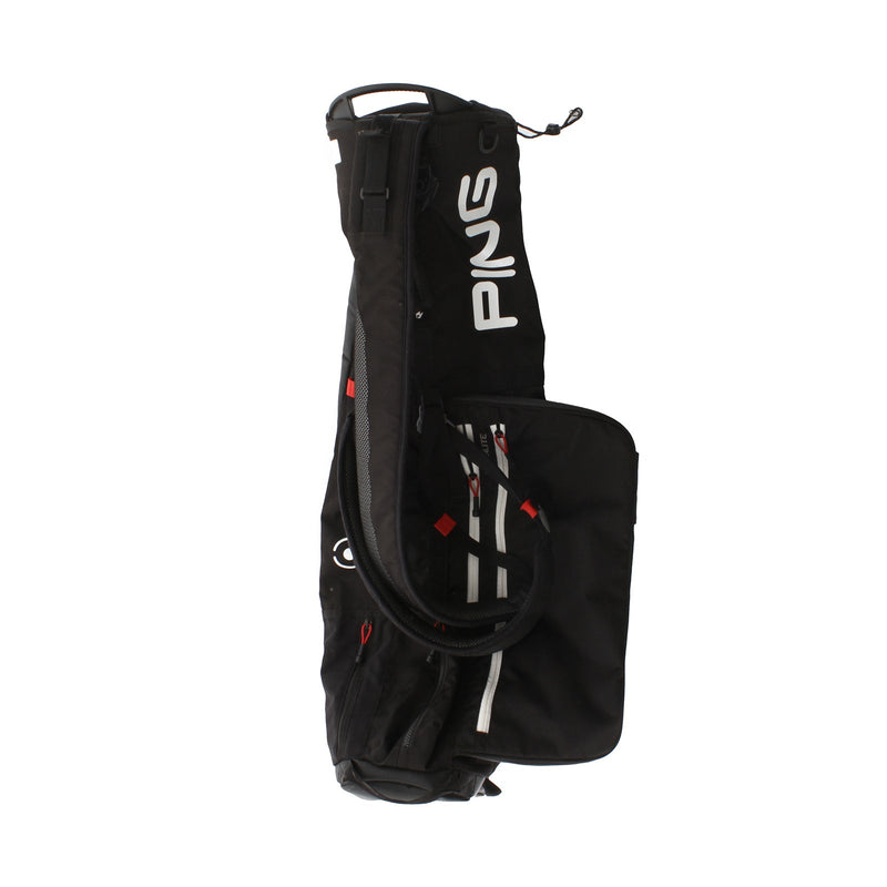 Ping Moonlite Pencil Bag - Black/White/Red