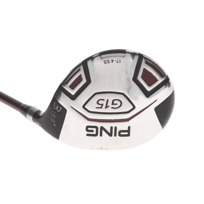 Ping G15 Graphite Mens Right Hand Fairway 3 Wood 15.5* Regular - Ping TFC 149