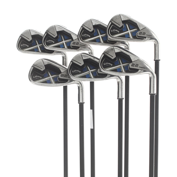 Callaway X-22 Graphite Mens Right Hand Irons 4-PW Regular