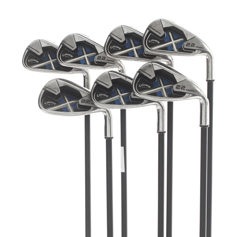 Callaway X-22 Graphite Mens Right Hand Irons 4-PW Regular
