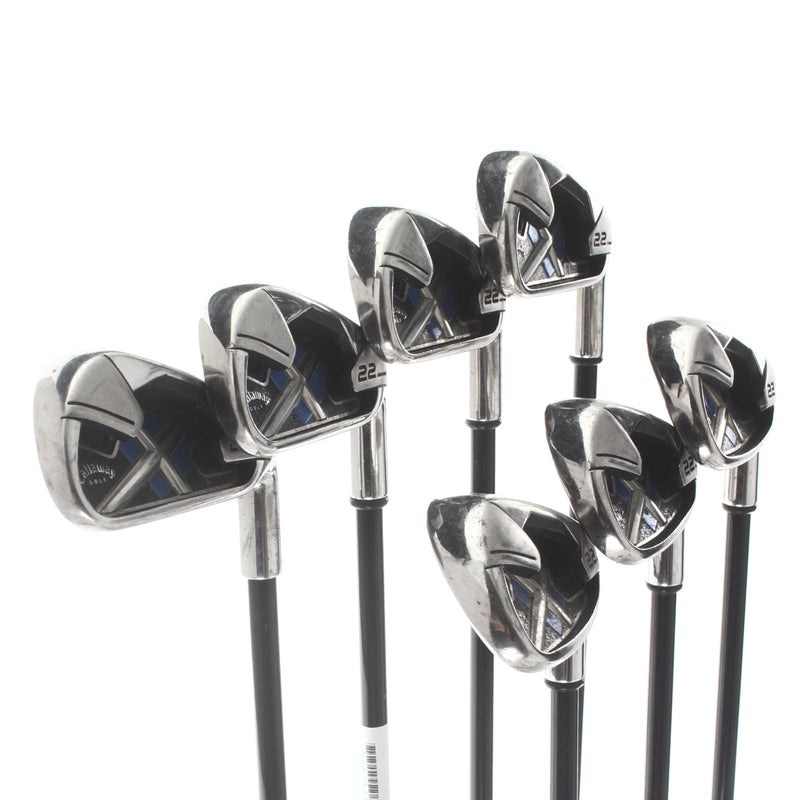 Callaway X-22 Graphite Mens Right Hand Irons 4-PW Regular