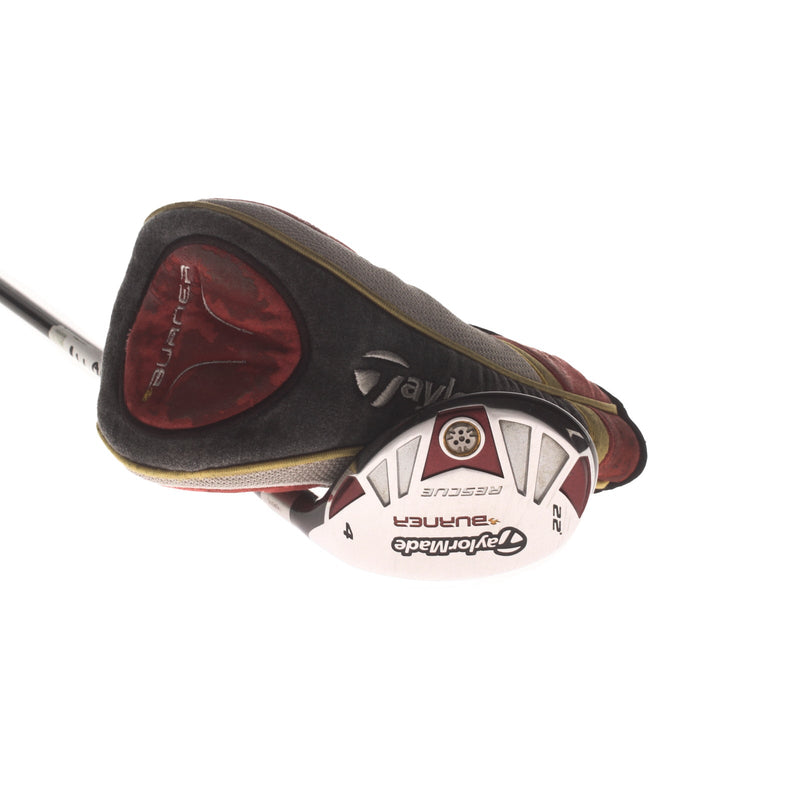TaylorMade Burner 2007 Graphite Mens Right Hand 4 Hybrid 22* Regular - TaylorMade Reax Superfast 65g