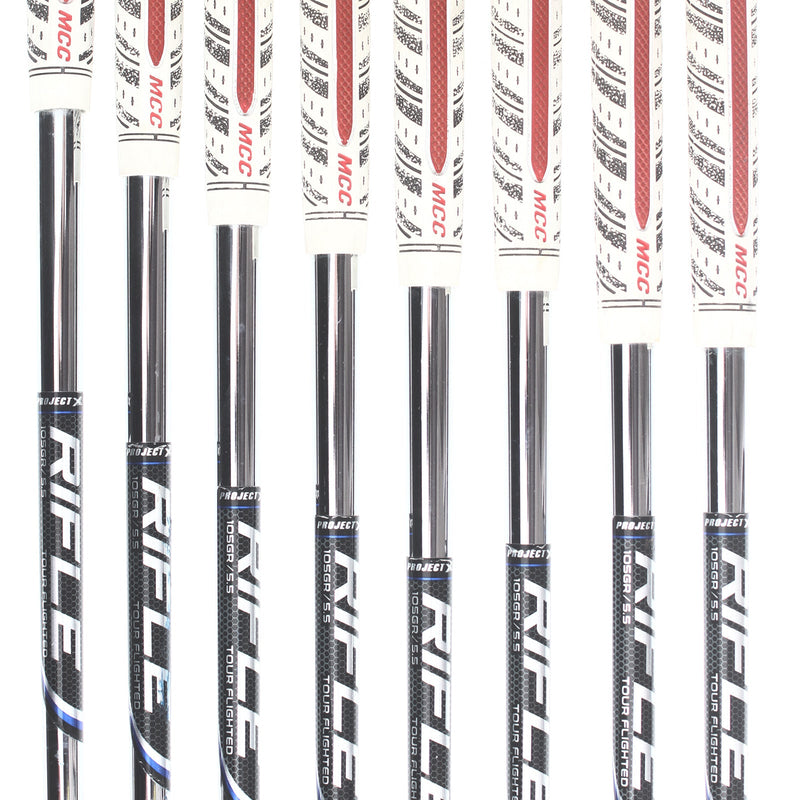 Callaway Rogue ST Max Steel Mens Right Hand Irons 6-PW+AW+SW Regular - Project X Rifle 105GR 5.5