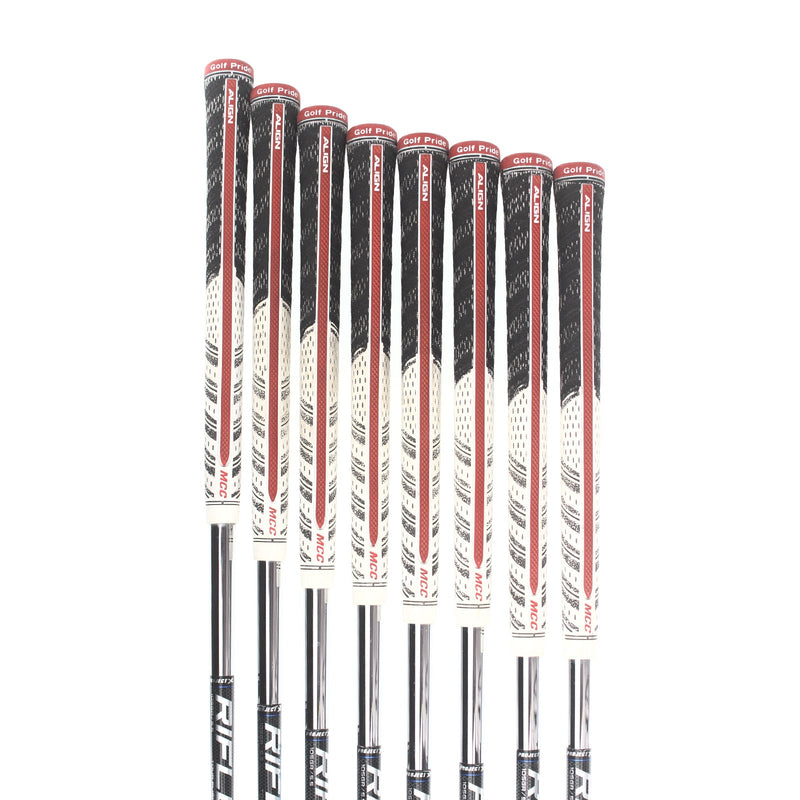 Callaway Rogue ST Max Steel Mens Right Hand Irons 6-PW+AW+SW Regular - Project X Rifle 105GR 5.5