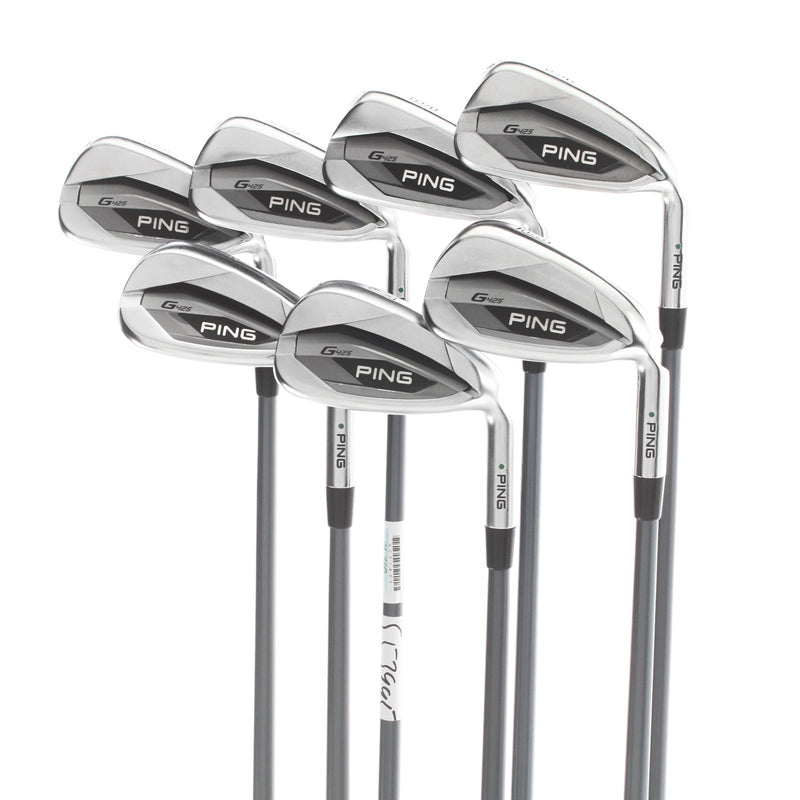 Ping G425 Graphite Mens Right Hand Irons 5-SW Green Dot 2* Upright Regular - Alta CB AWT