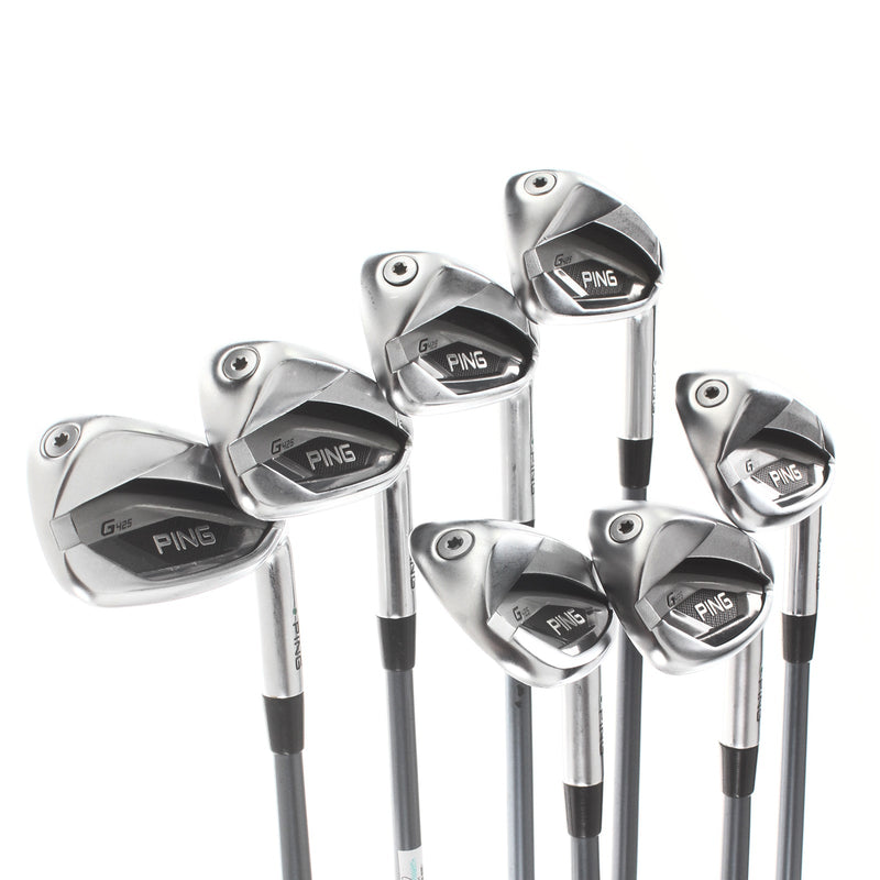 Ping G425 Graphite Mens Right Hand Irons 5-SW Green Dot 2* Upright Regular - Alta CB AWT