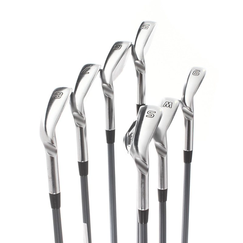 Ping G425 Graphite Mens Right Hand Irons 5-SW Green Dot 2* Upright Regular - Alta CB AWT