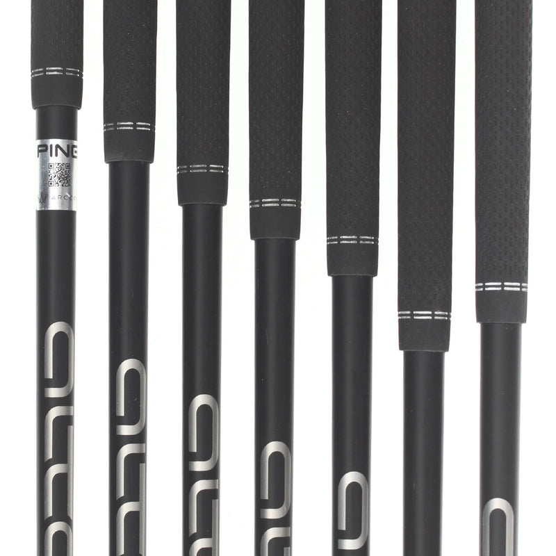 Ping G425 Graphite Mens Right Hand Irons 5-SW Green Dot 2* Upright Regular - Alta CB AWT