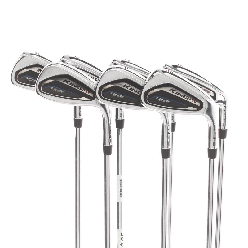 Cobra King F9 One Length Steel Mens Right Hand Irons 5-GW Regular - KBS Tour 80 R