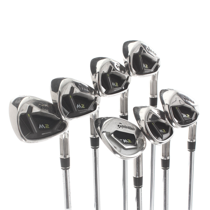 TaylorMade M2 2017 Steel Mens Right Hand Irons 5-SW Regular - REAX 88