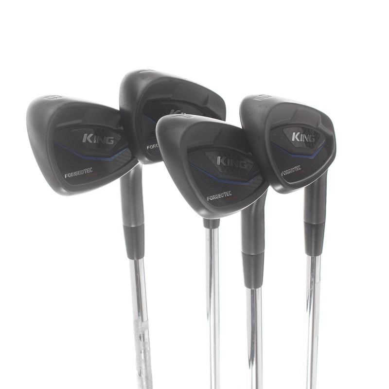 Cobra King Forged Tec One Length Steel Mens Right Hand Irons 7-PW Regular - KBS Tour R+