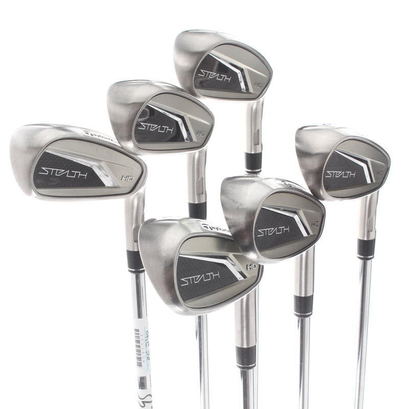 TaylorMade Stealth HD Steel Mens Right Hand Irons 5-PW Regular - KBS Max MT 85