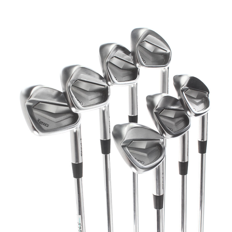 Ping i210 Steel Mens Right Hand Irons 4-PW Black Dot Stiff - N.S.Pro Modus3 Tour 105