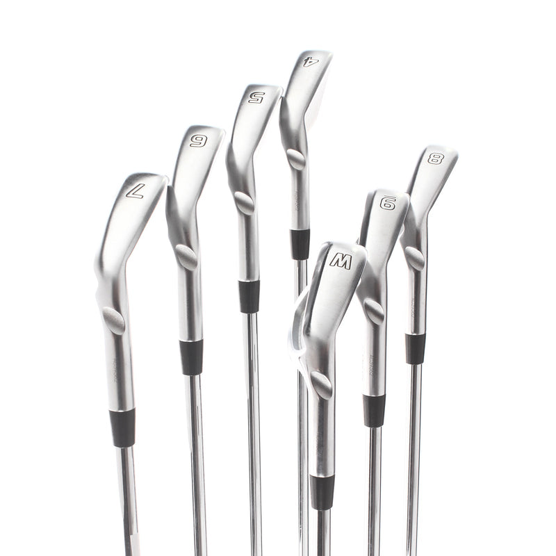 Ping i210 Steel Mens Right Hand Irons 4-PW Black Dot Stiff - N.S.Pro Modus3 Tour 105