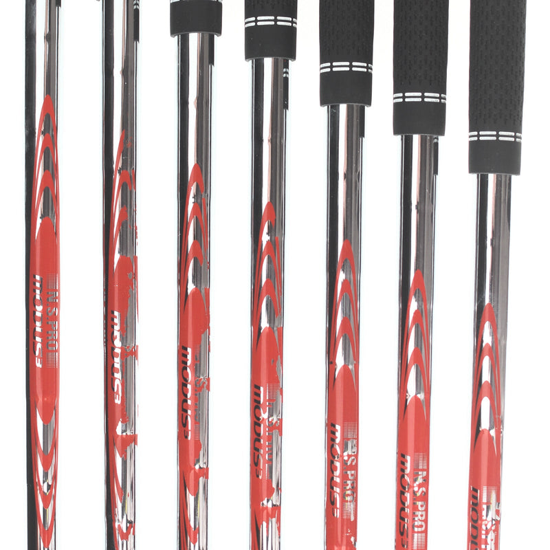 Ping i210 Steel Mens Right Hand Irons 4-PW Black Dot Stiff - N.S.Pro Modus3 Tour 105