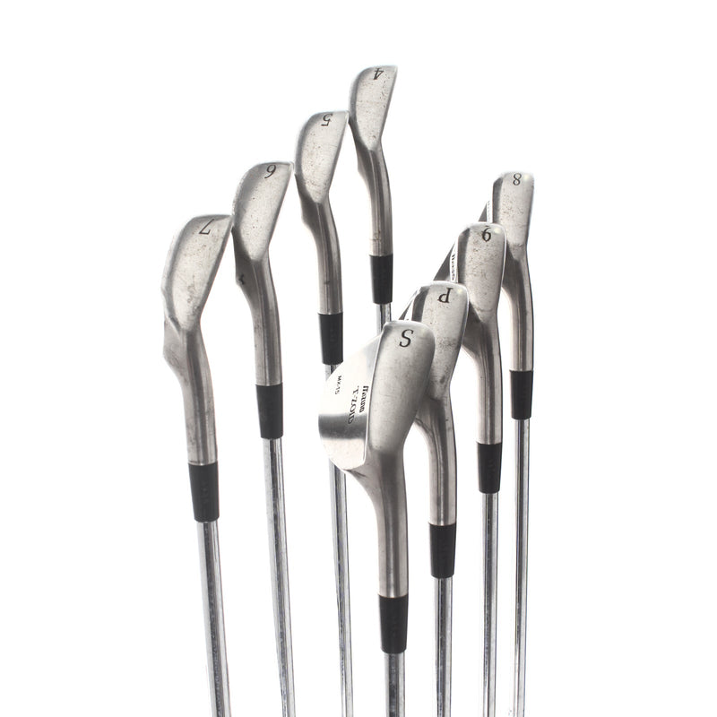 Mizuno MX-15 T-Zoid Steel Mens Right Hand Irons 4-SW Stiff - True Temper Release