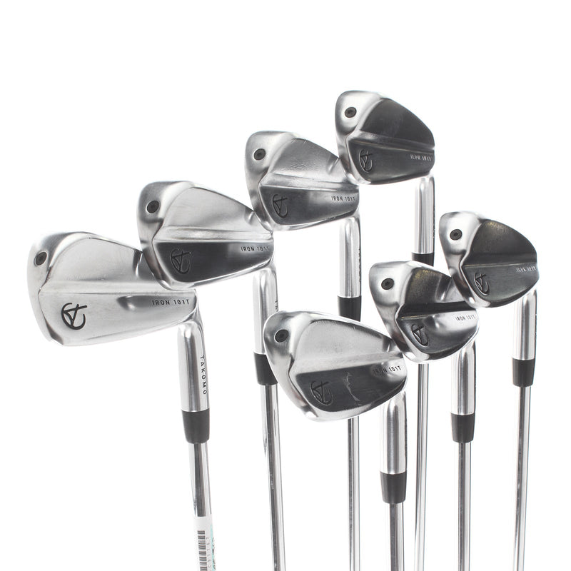 Takomo 101T Steel Mens Right Hand Irons 4-PW Stiff - KBS Tour 120