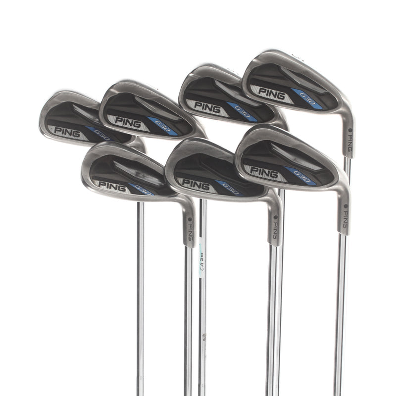 Ping G30 Steel Mens Right Hand Irons 5-SW Black Dot Regular - Ping CFS Distance