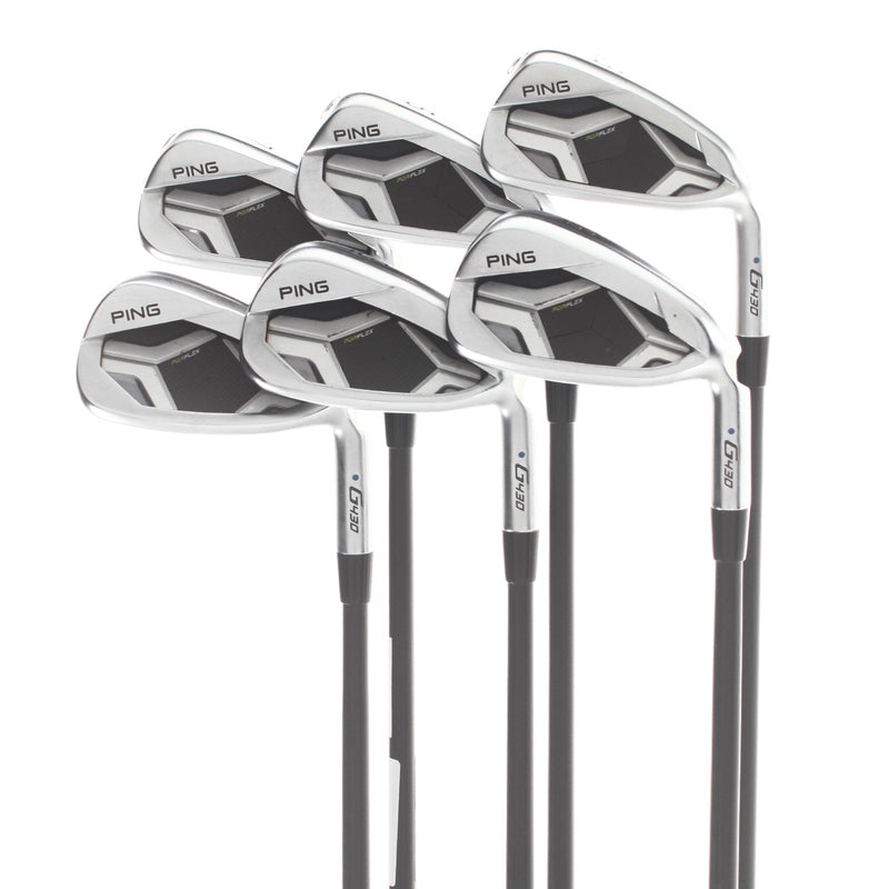 Ping G430 Graphite Mens Right Hand Irons 5-PW Blue Dot 1* Upright Regular - Ping AWT
