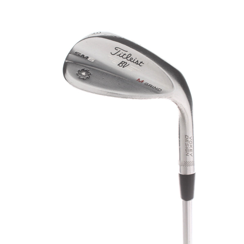 Titleist SM6 Steel Mens Right Hand Lob Wedge 58* 8 Bounce M Grind Wedge - BV Vokey Design
