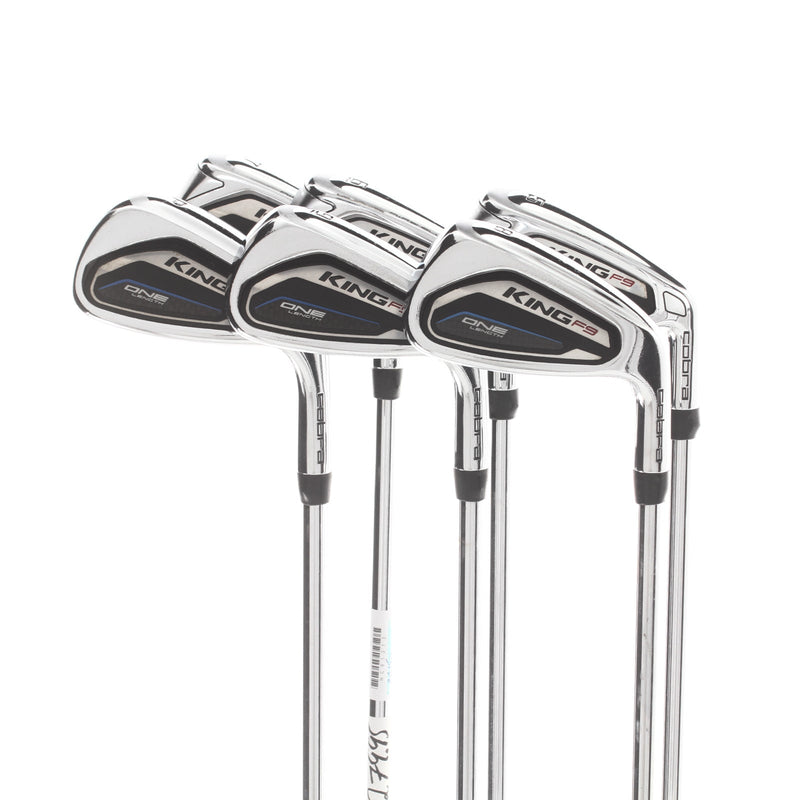 Cobra F9 One Length Steel Mens Right Hand Irons 5-PW Regular - KBS Tour 90