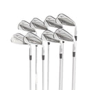 Mizuno JPX 923 Hot Metal Steel Mens Right Hand Irons 4-GW -0.5" 2* Flat Stiff - Project X IO 6.0 110g