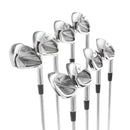 Mizuno JPX 923 Hot Metal Steel Mens Right Hand Irons 4-GW -0.5" 2* Flat Stiff - Project X IO 6.0 110g