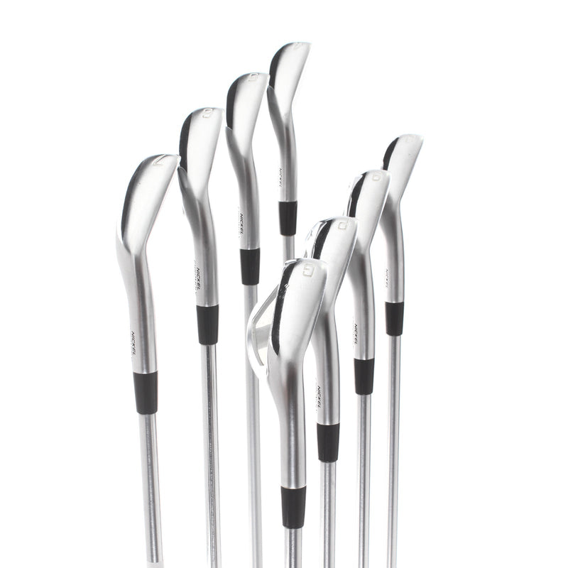 Mizuno JPX 923 Hot Metal Steel Mens Right Hand Irons 4-GW -0.5" 2* Flat Stiff - Project X IO 6.0 110g