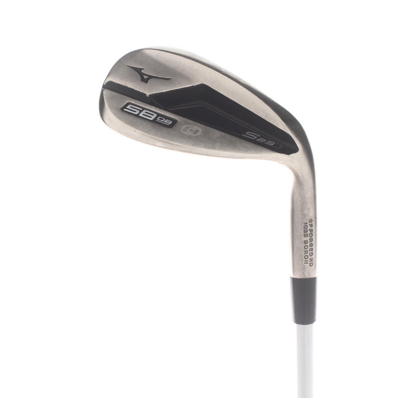 Mizuno S23 Steel Mens Right Hand Lob Wedge -0.5" 58* 2* Flat Stiff - Project X IO 6.0 110g