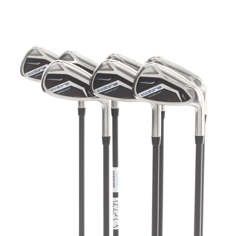 Cobra Aerojet One Length Graphite Mens Right Hand Irons 5-GW Regular - KBS PGI 75