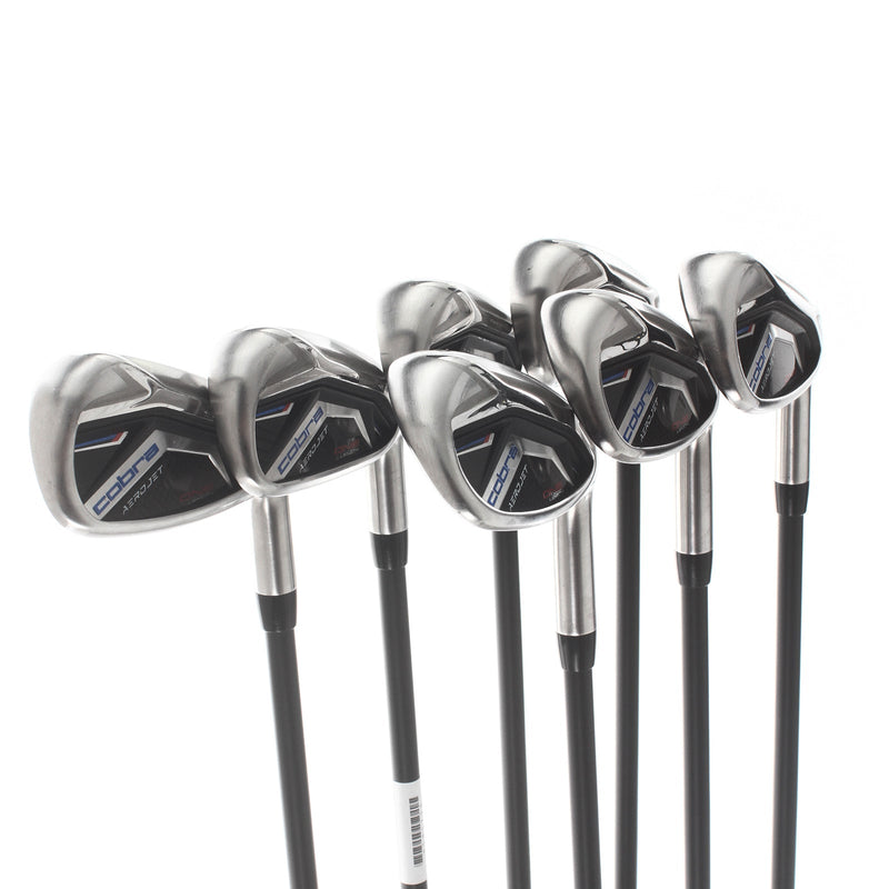 Cobra Aerojet One Length Graphite Mens Right Hand Irons 5-GW Regular - KBS PGI 75