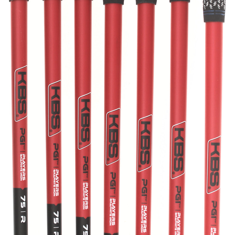 Cobra Aerojet One Length Graphite Mens Right Hand Irons 5-GW Regular - KBS PGI 75