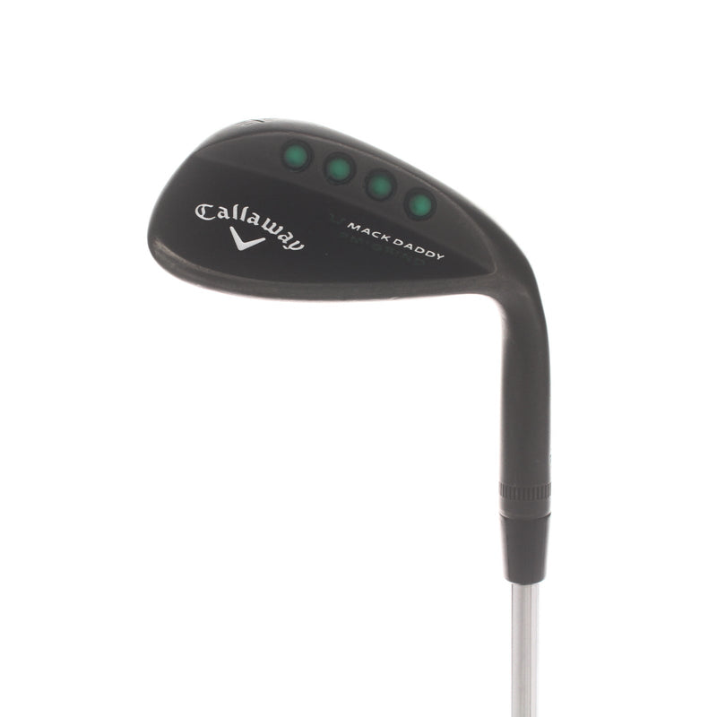 Callaway Mack Daddy PM Grind Steel Mens Right Hand Lob Wedge 64* 10 Bounce PM Grind Stiff - KBS HI-REV 2.0 125