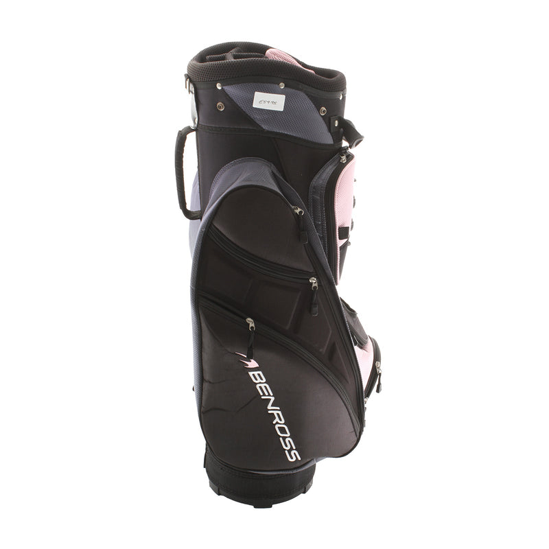 Benross Jewel Cart Bag - Black/Pink