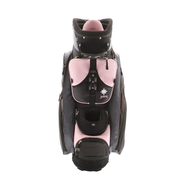 Benross Jewel Cart Bag - Black/Pink