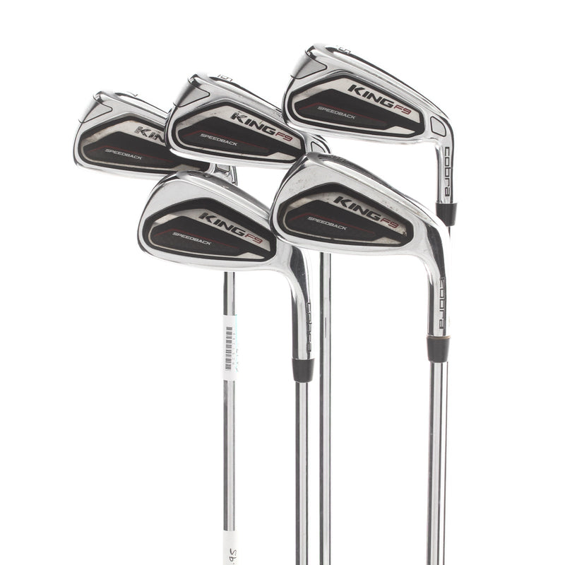 Cobra King F9 Steel Mens Right Hand Irons 5-PW Regular - KBS Tour 80