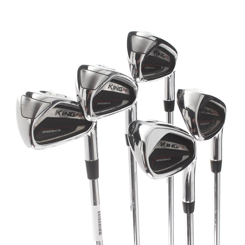 Cobra King F9 Steel Mens Right Hand Irons 5-PW Regular - KBS Tour 80