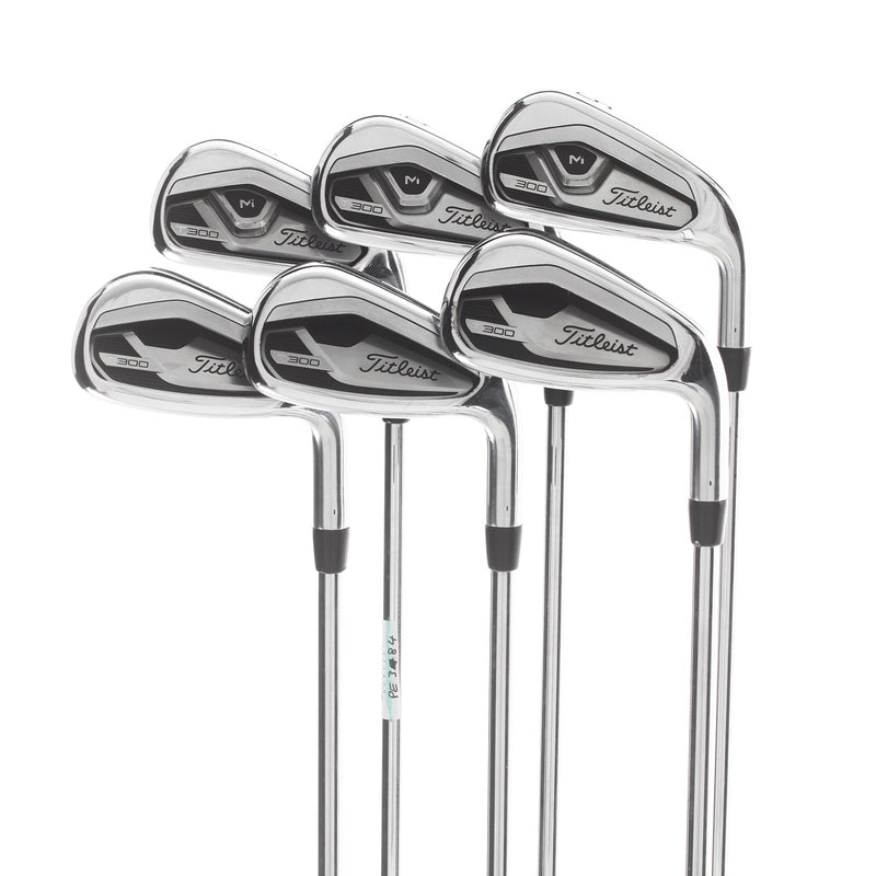 Titleist T300 Steel Mens Right Hand Irons 5-PW Stiff - True Temper AMT Red